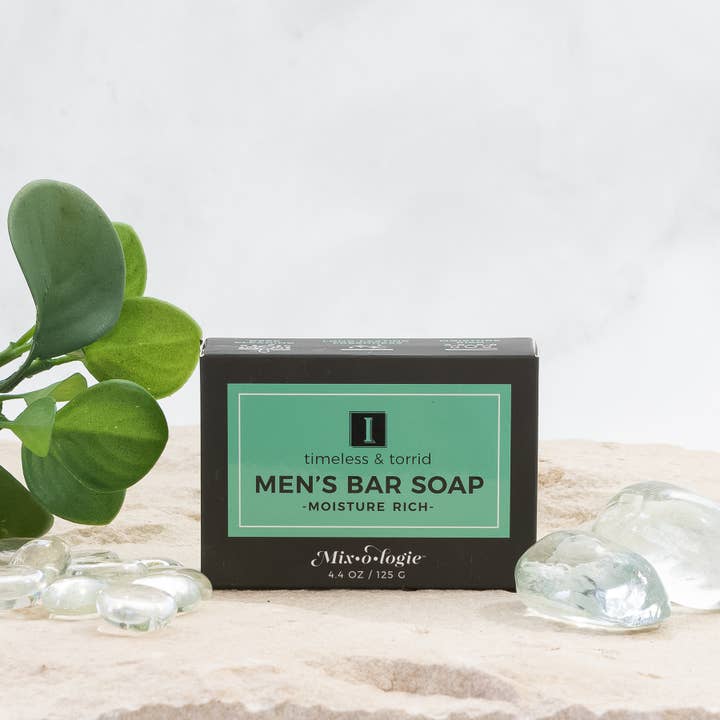 Mixologie - Vente Pain de savon – homme - Savon en barre - Parfum I (Timeless and Torrid) pour hommes