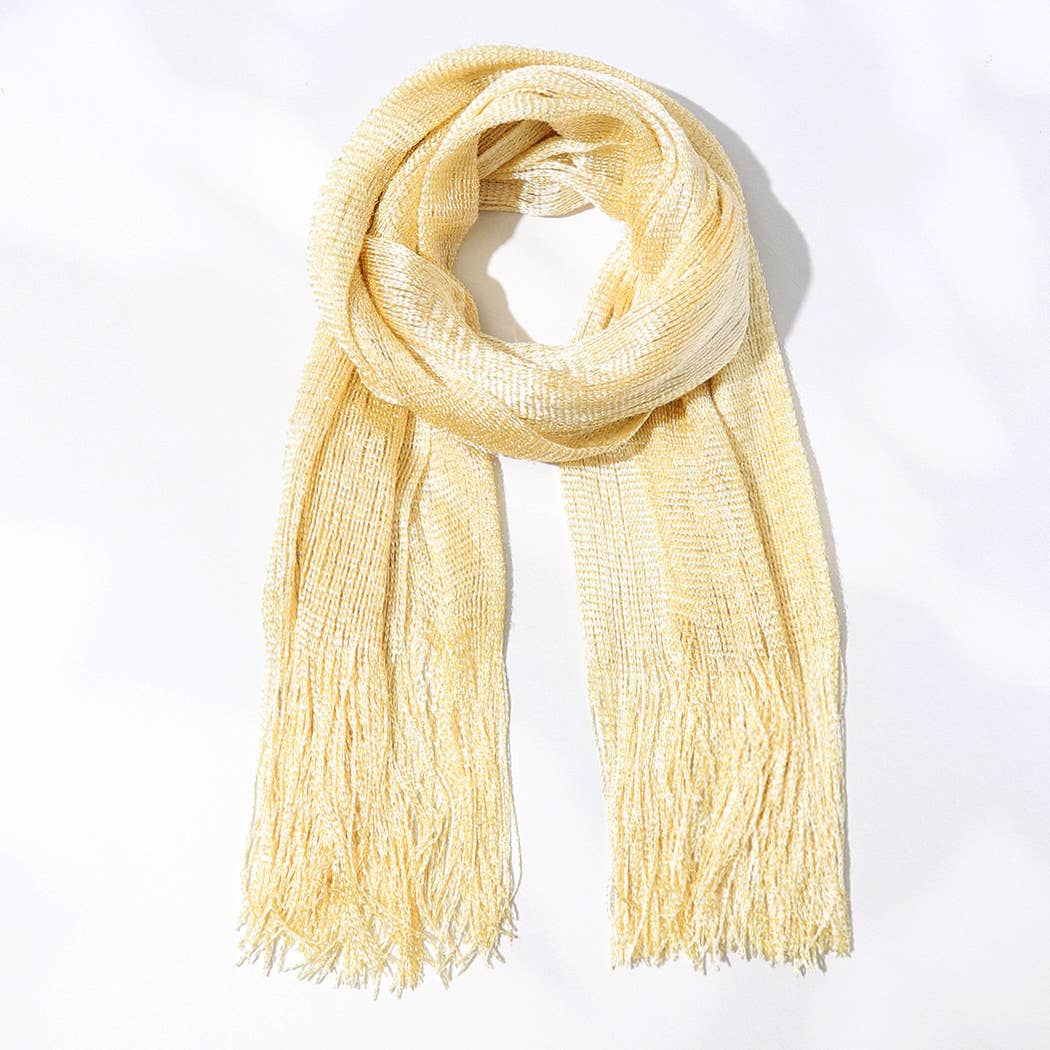 Fashion City - Vente Écharpe – femme - Écharpe de soirée légère métallisée en Lurex11