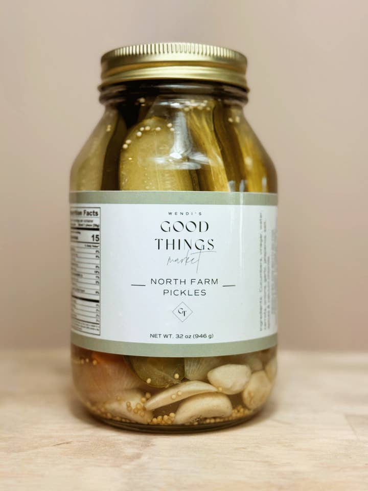 Cornichons de North Farm pour la vente par Wendi’s Good Things Market