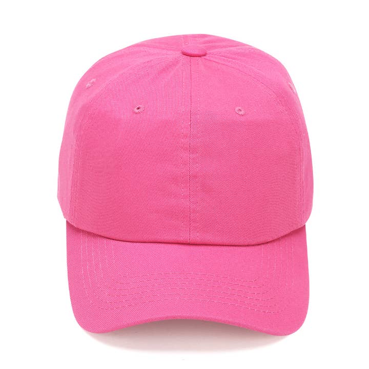 Hot Pink Cap for wholesale by Viv&Lou