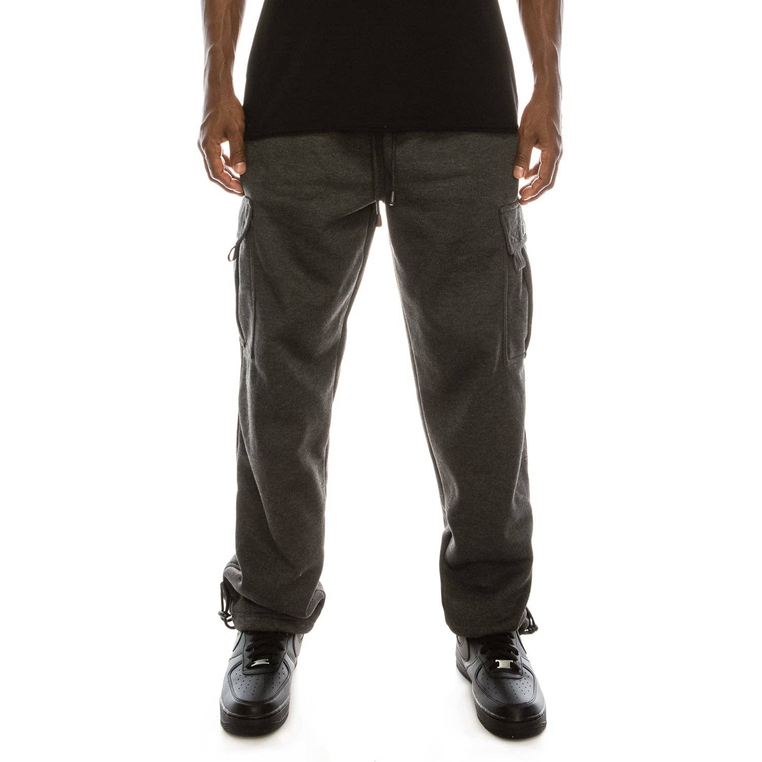 Victorious - Wholesale Pants - Men's - FL77 SOLID FLEECE HEAVYWEIGHT CARGO SWEATPANTS (OPEN PACK)14