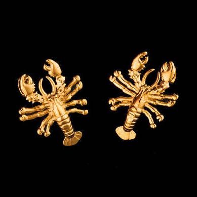 Crawfish Stud Earrings for wholesale by Steward & James