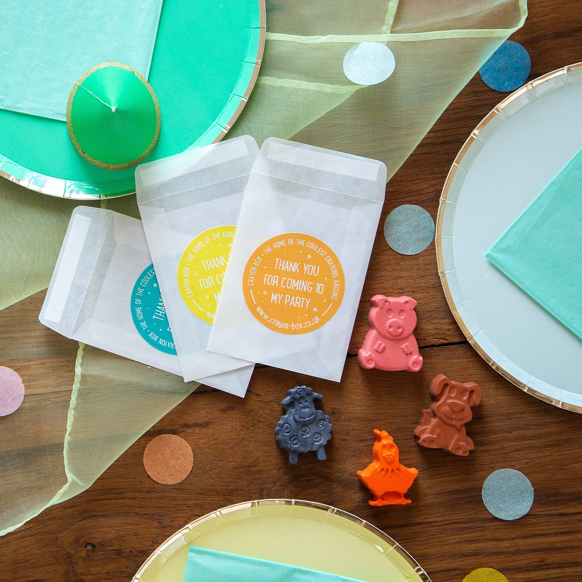 Crayon Box Crayons - Wholesale Party Favor - Farm Wax Crayon party Bag Filler