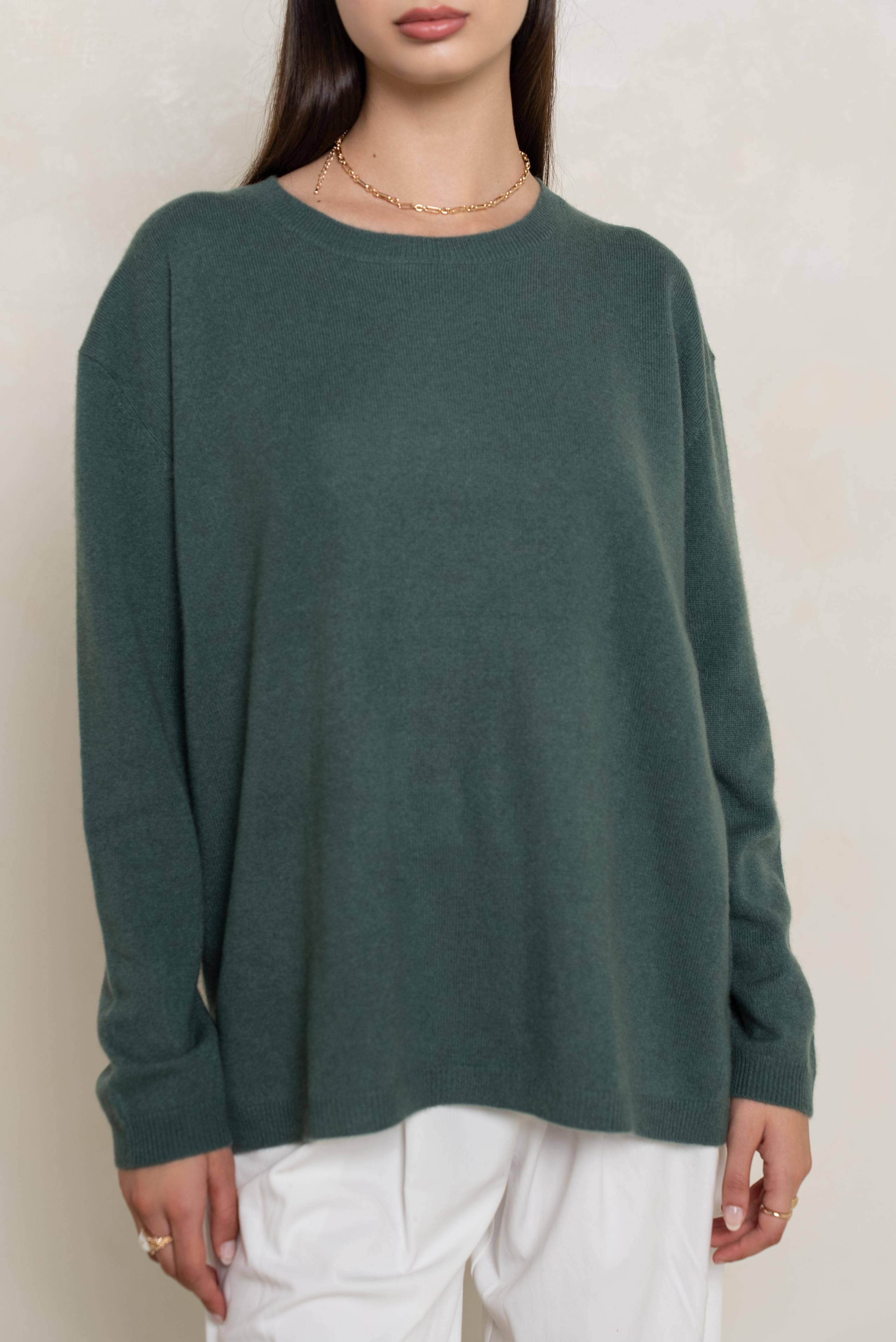 jw.atelier – Engroshandel Tunika - Dame – Træk 100% kashmir rund hals oversize19