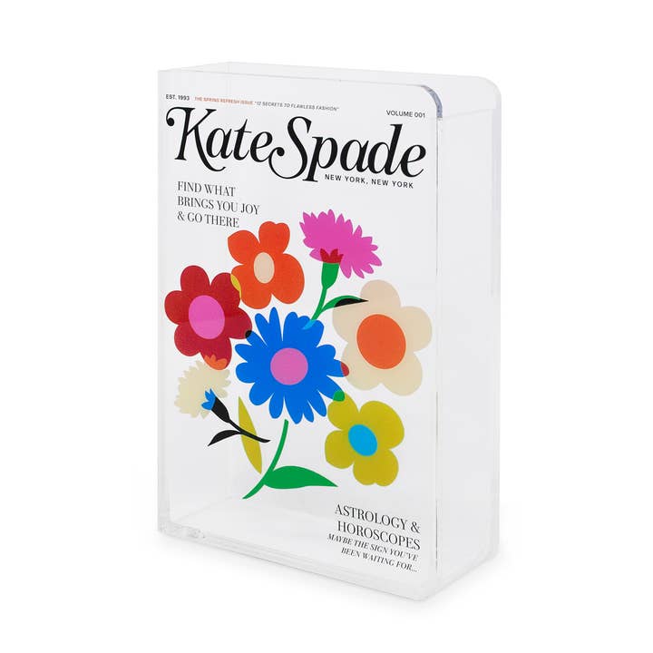 Acrylic Book Vase, KS Magazine for wholesale by kate spade new york intl