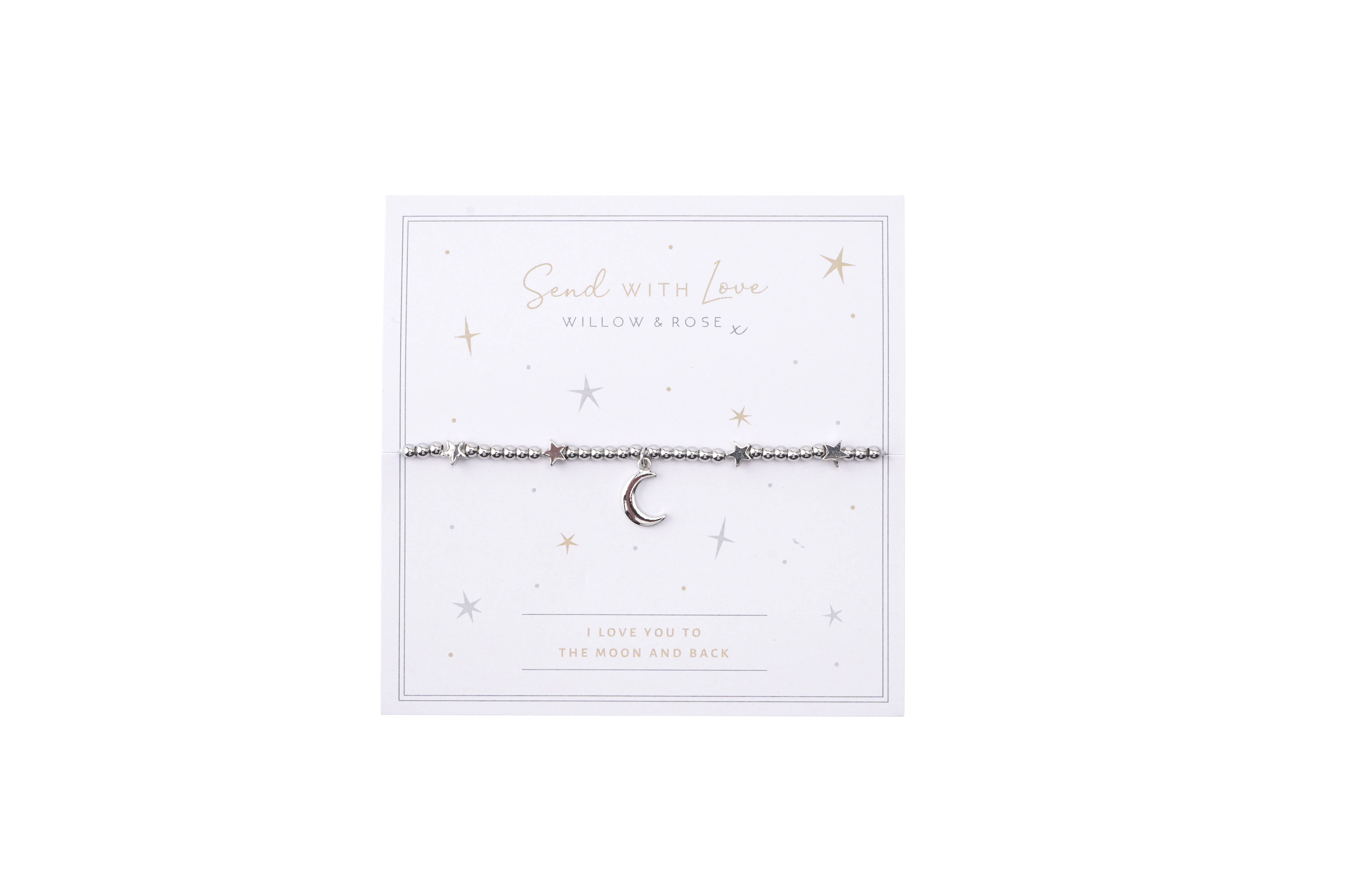 CGB Giftware – Engroshandel Armbånd med vedhæng – Send med kærlighed 'Jeg elsker dig til The Moo... ' Armbånd2