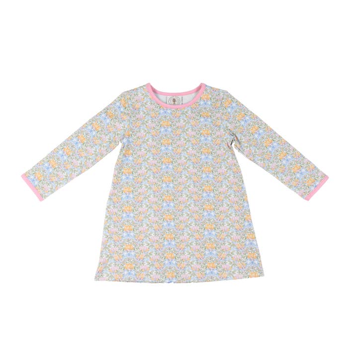 Pumpkin Patch Prep Susie Swing Longsleeve Dress for wholesale by Cypress Row Childrens