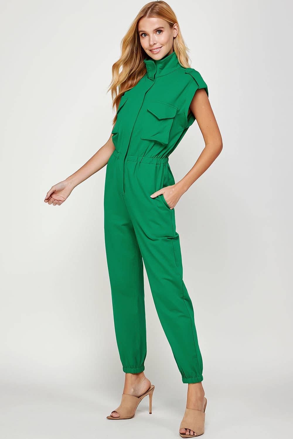 Strut & Bolt - Venta al por mayor Peto - Mujer - Mono tipo jogger sin mangas con cuello alto33