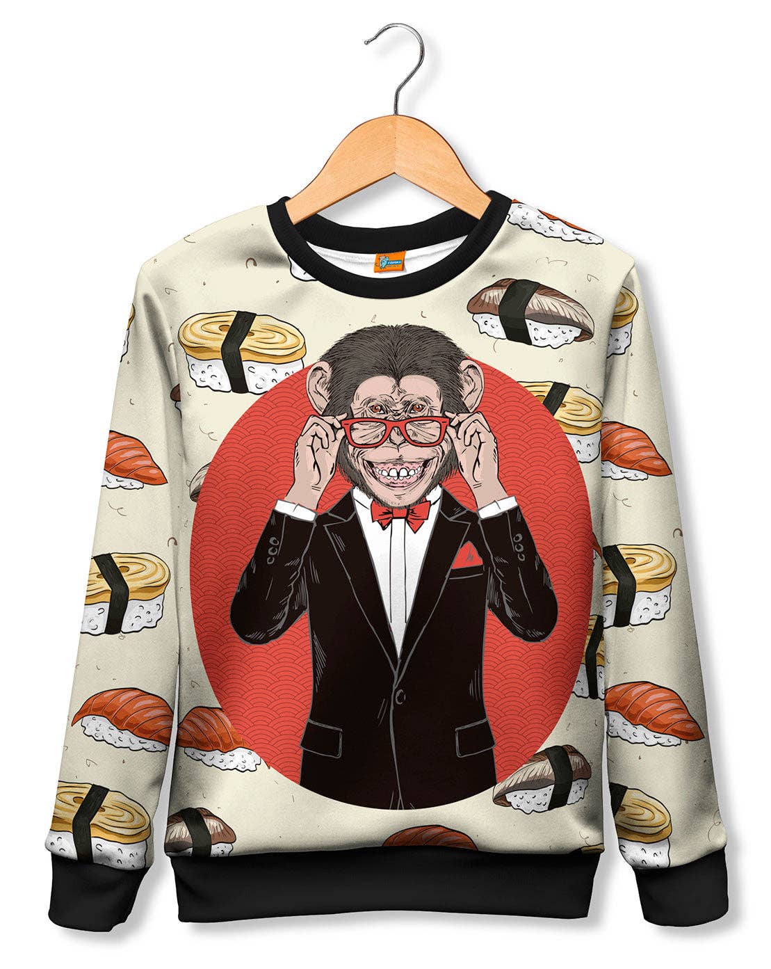 Fishikii - Venta al por mayor Sudadera - Niños - Sudadera Fishikii Mono Sushi para niños | SUDN.371