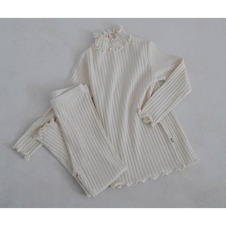 peekaboo - Wholesale Sleepwear set – Kids - Toddler Kids Cotton Modal Ribbed Pajamas