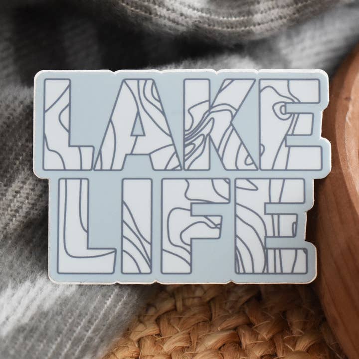 Lake Life Sticker for wholesale by Wild North Co