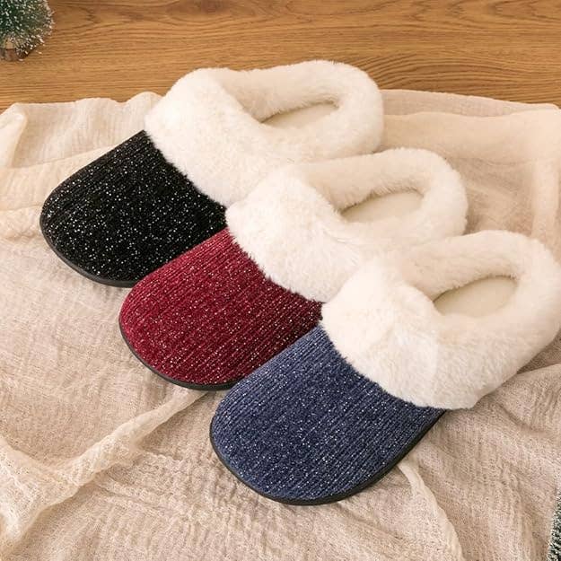 Roxoni - Vendita all'ingrosso Pantofole - Donna - Pantofole Clog in Pile Morbido Comfort Roxoni da Donna