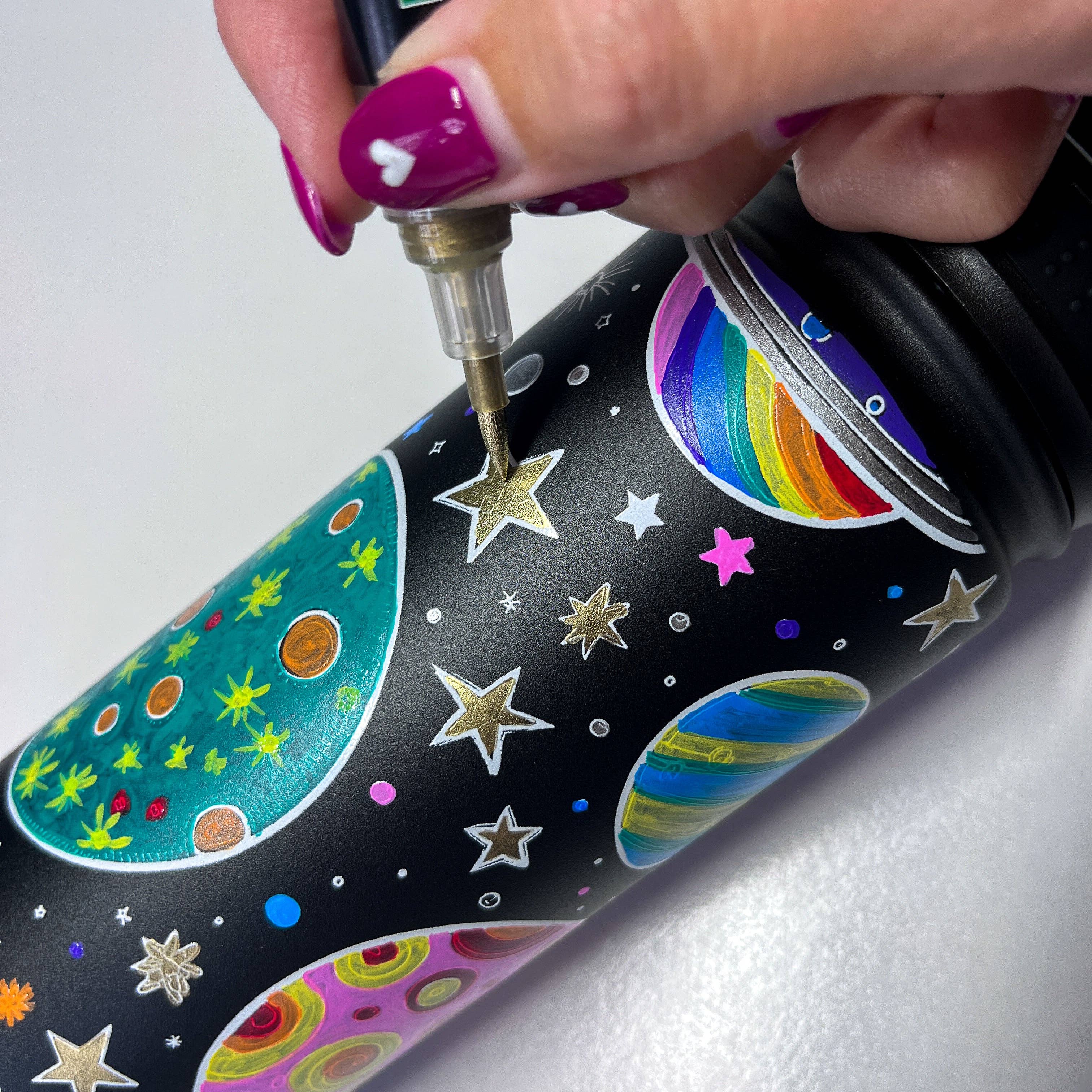 Life of Colour – Engroshandel Marker – Permanenttegnere med penselspids - sæt med 12 klassiske farver3