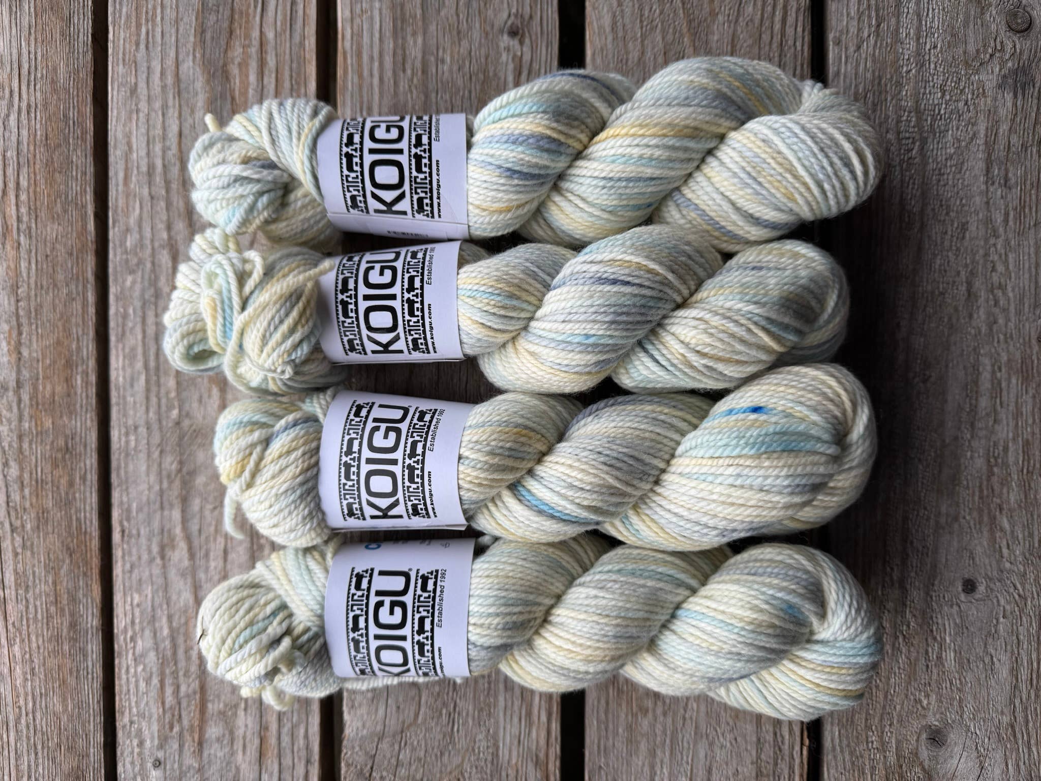 Koigu Wool Designs - Wholesale Yarn - Chelsea Aran Merino Yarn -group B7