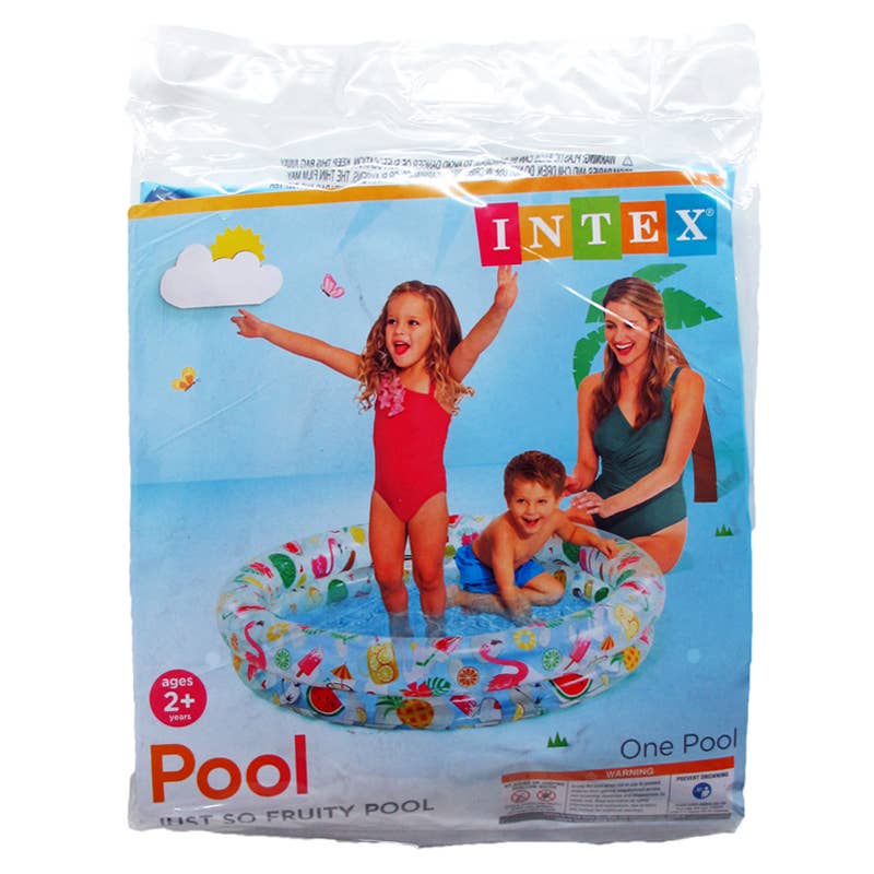 Deluxe Import Trading – wholesale Uppblåsbara leksaker – Uppblåsbar pool med fruktmönster 48" x 10"0