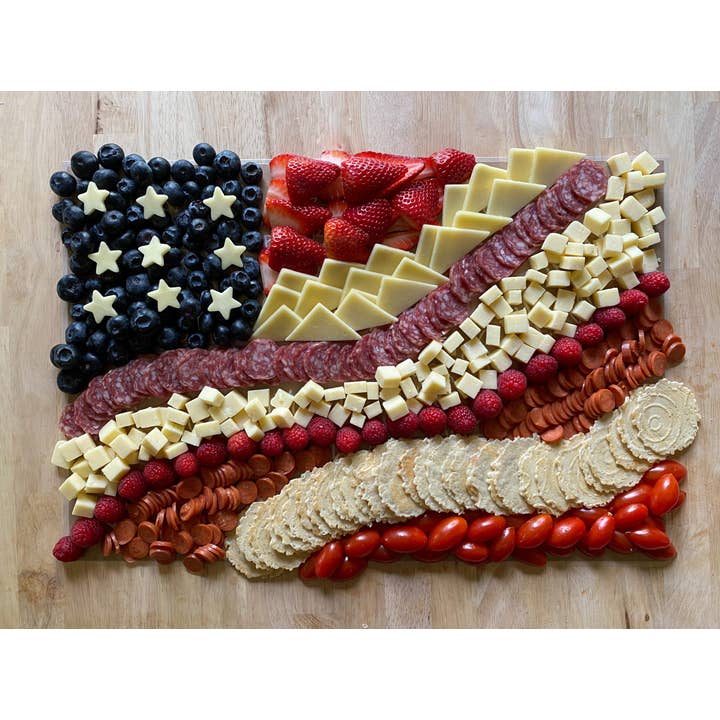 Color Box Design & Letterpress - Wholesale Cheese Board - Charcuterie Cheat Sheet | Flag1