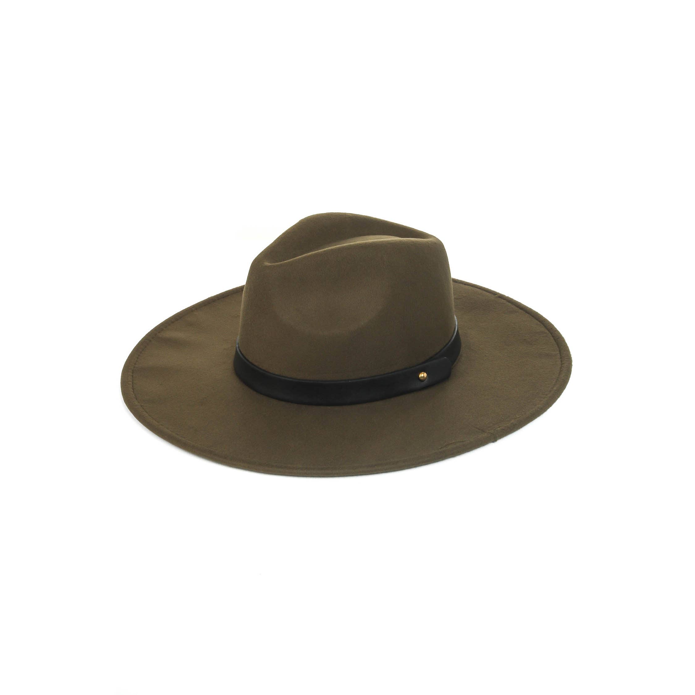 Collections by Fame Accessories - Wholesale Fedora - Women's - Leather Strap Fedora Hat6