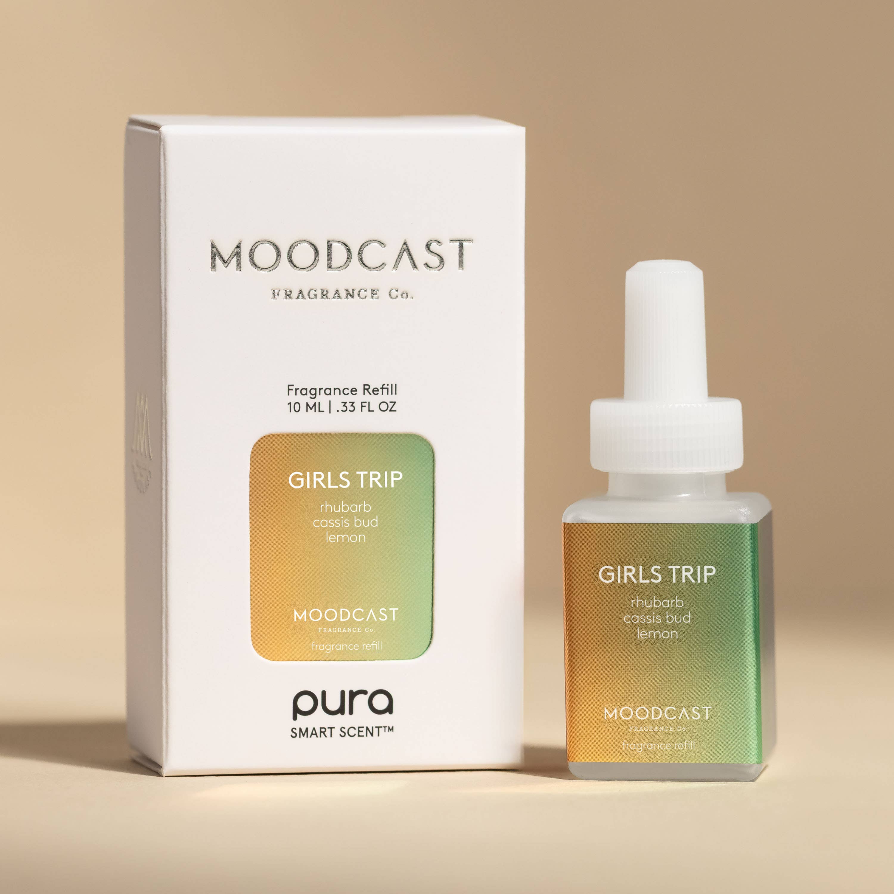 Moodcast Fragrance Co. - Vente Recharges de parfum d'ambiance - Recharge pour diffuseur intelligent Pura — Vibes — Girls Trip — 0,33 oz