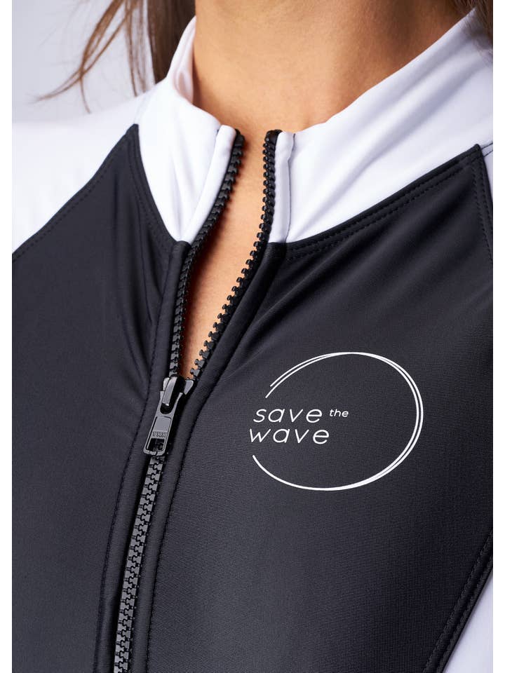 SAVE THE WAVE - Wholesale One Piece Swimsuit - Women's - Second-skin surf suit - "Beach break"2