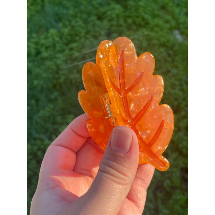 Paper Rat Illustrations - Wholesale Hair Clip - Women's - Autumn Leaf Claw Clip5