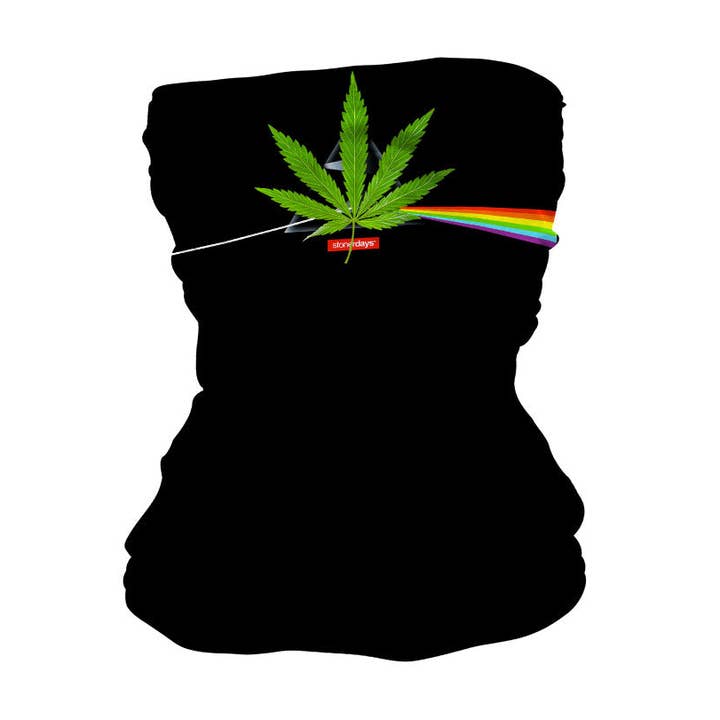 Dank Side of The Moon Face Mask for wholesale by StonerDays Apparel