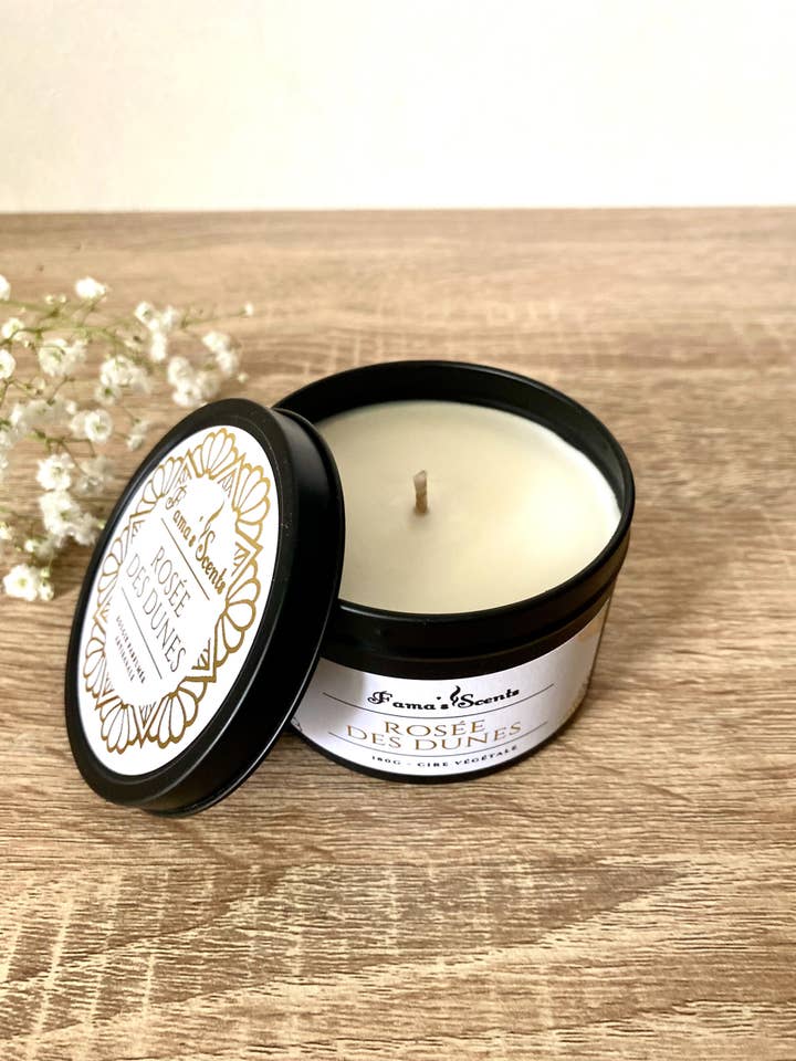 Bougie Parfumée Rosée Des Dunes pour la vente par Fama's Scents
