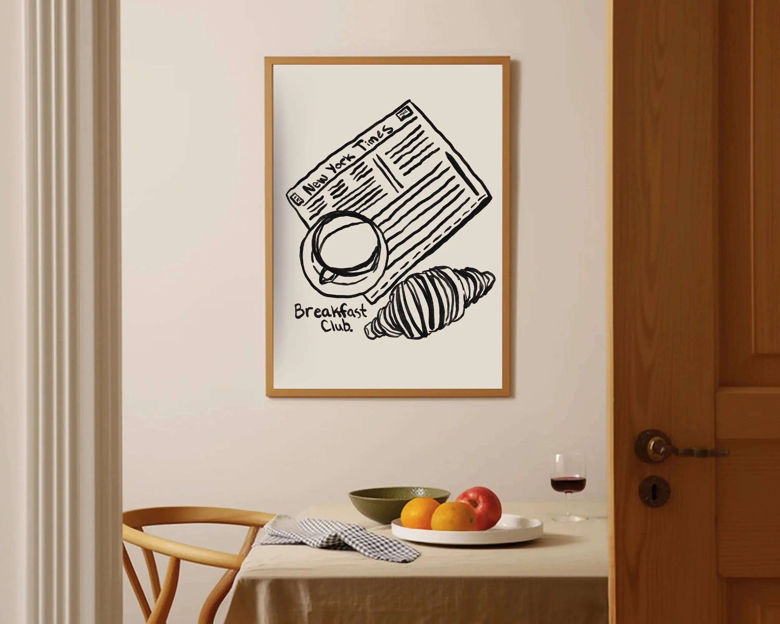 Olive Street Collective - Wholesale Art Print - Breakfast Club Print7