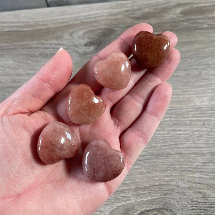 Keystone Crystals - Wholesale Spiritual Stone/Crystal - Gemstone Heart Pendants Wholesale – Strung or Loose19