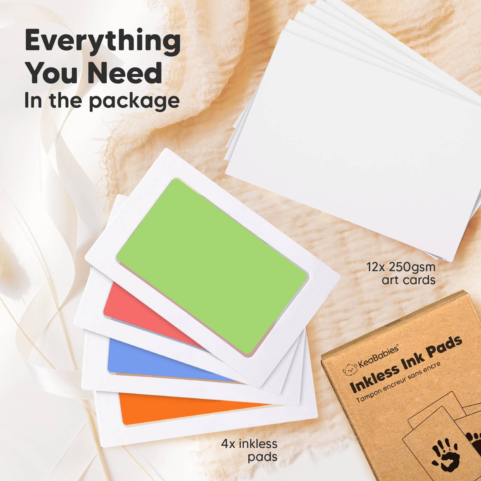 Candy 4Pk Inkless Ink Pad, Baby Footprint Kit, Dog Paw Print Kit for wholesale on Faire3