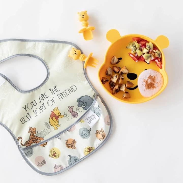Bumkins - Wholesale Bib - Baby - SuperBib® 3 Pack: Pooh Bear and Friends
