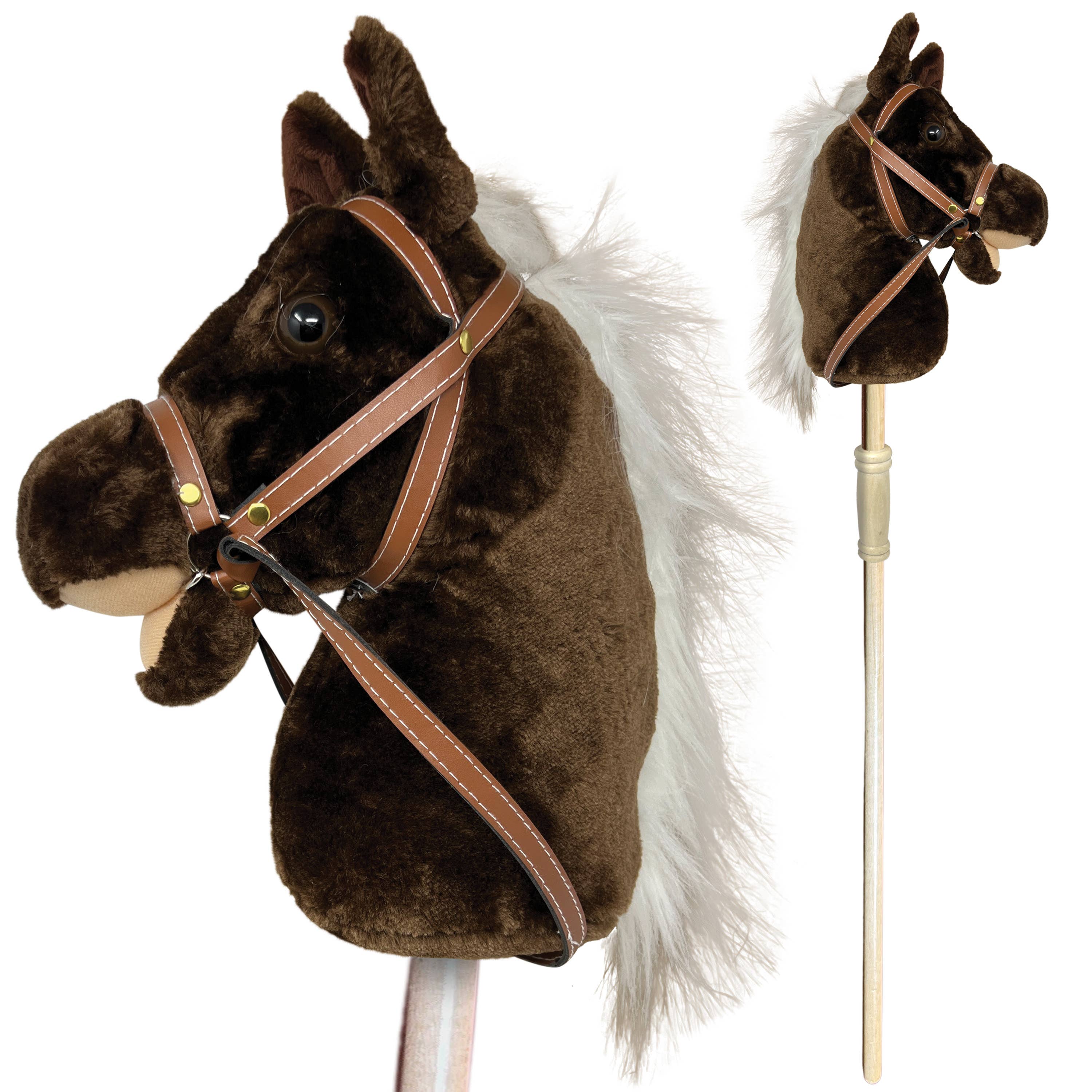 Thin Air Brands - Wholesale Toy Set - Kids - Stick Pony - Brown Bay Horse with sounds Hobby Horse2