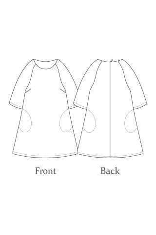 The Avid Seamstress LTD - Wholesale Craft Sewing Kit - The Raglan Dress & Top Sewing Pattern5