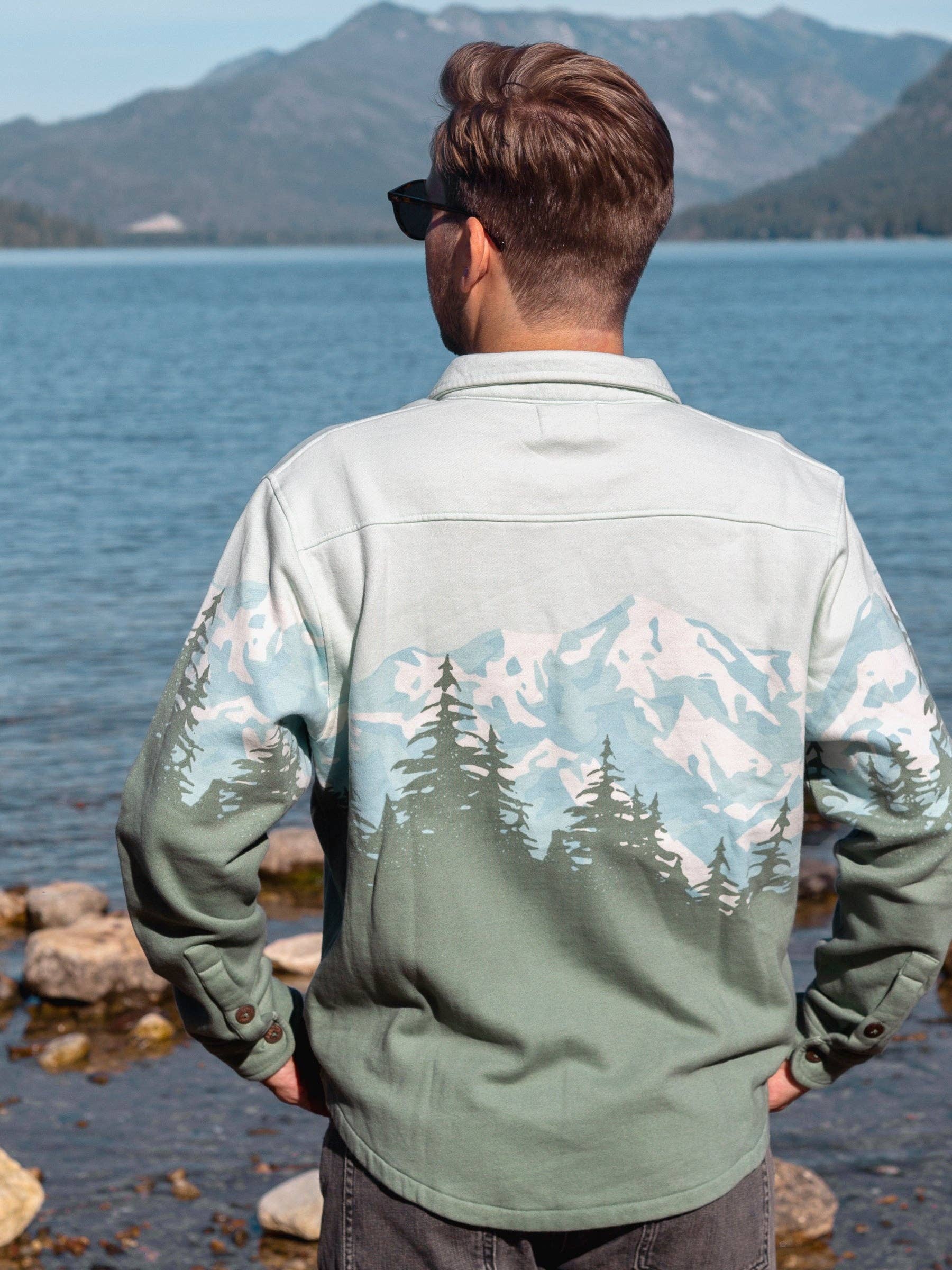 Happy Earth - Vendita all'ingrosso Camicia button down - Unisex - Camicia in pile Cascadia2