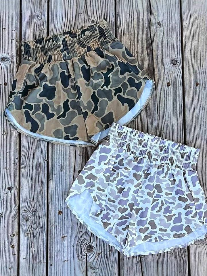 Elasticated Camouflage Digital Print Shorts and other Purchase Wholesale camo shorts. Free Returns & Net 60 Terms on Faire trending on Faire.
