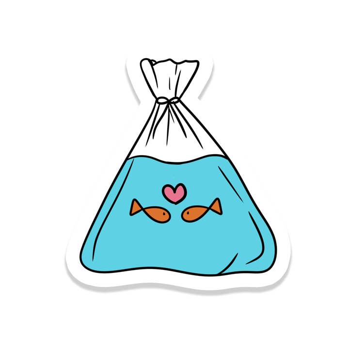 Last Minute Valentine's Day Cute Animal Waterproof Decal for wholesale by Rebel and Siren Stickers