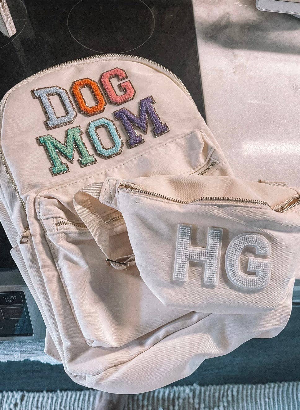 Beige Nylon Backpacks for wholesale on Faire24