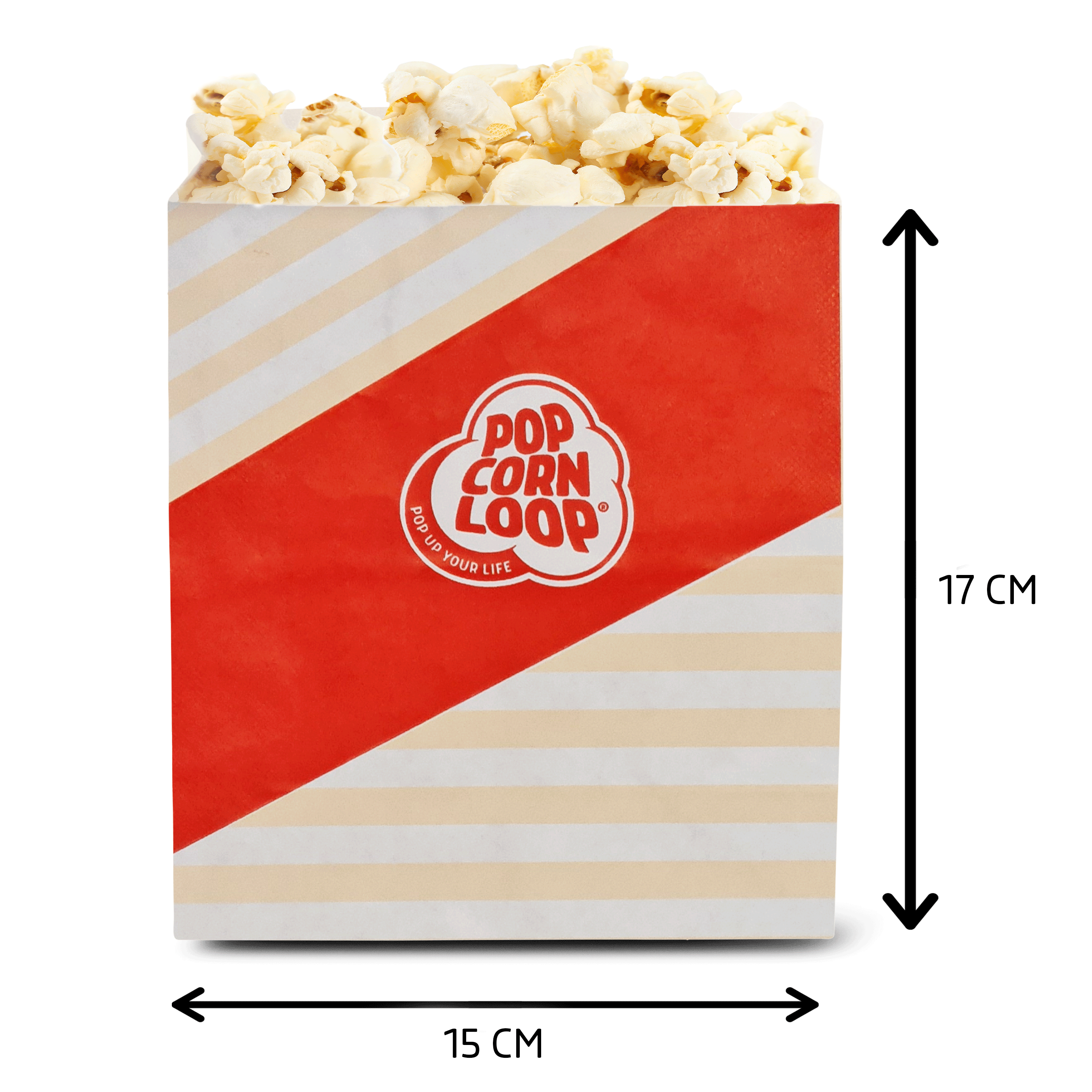 Popcornloop - Vente Pop-corn - Sac à pop-corn Popcornloop Cinema Sweet d'environ 50 litres (2 kg), dont 40 sacs à pop-corn9