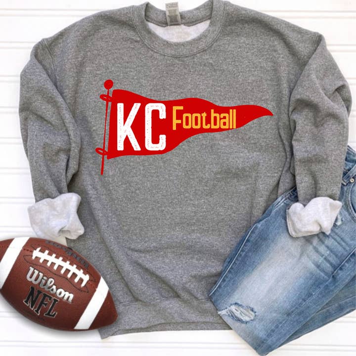 KC Football Flag  for wholesale by Farmtown Printing Company
