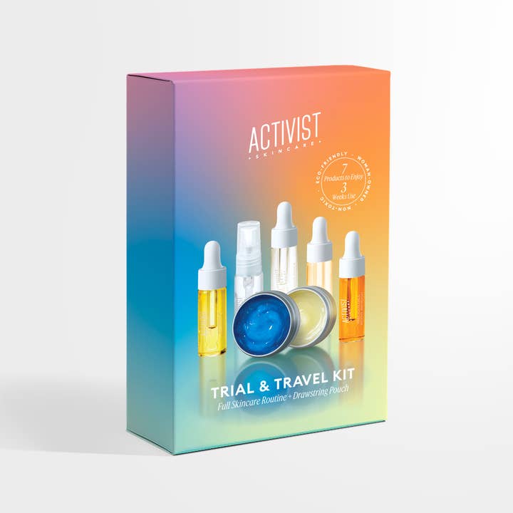 Activist Skincare - Wholesale Facial Care Set/Kit - Trial & Travel Kit1