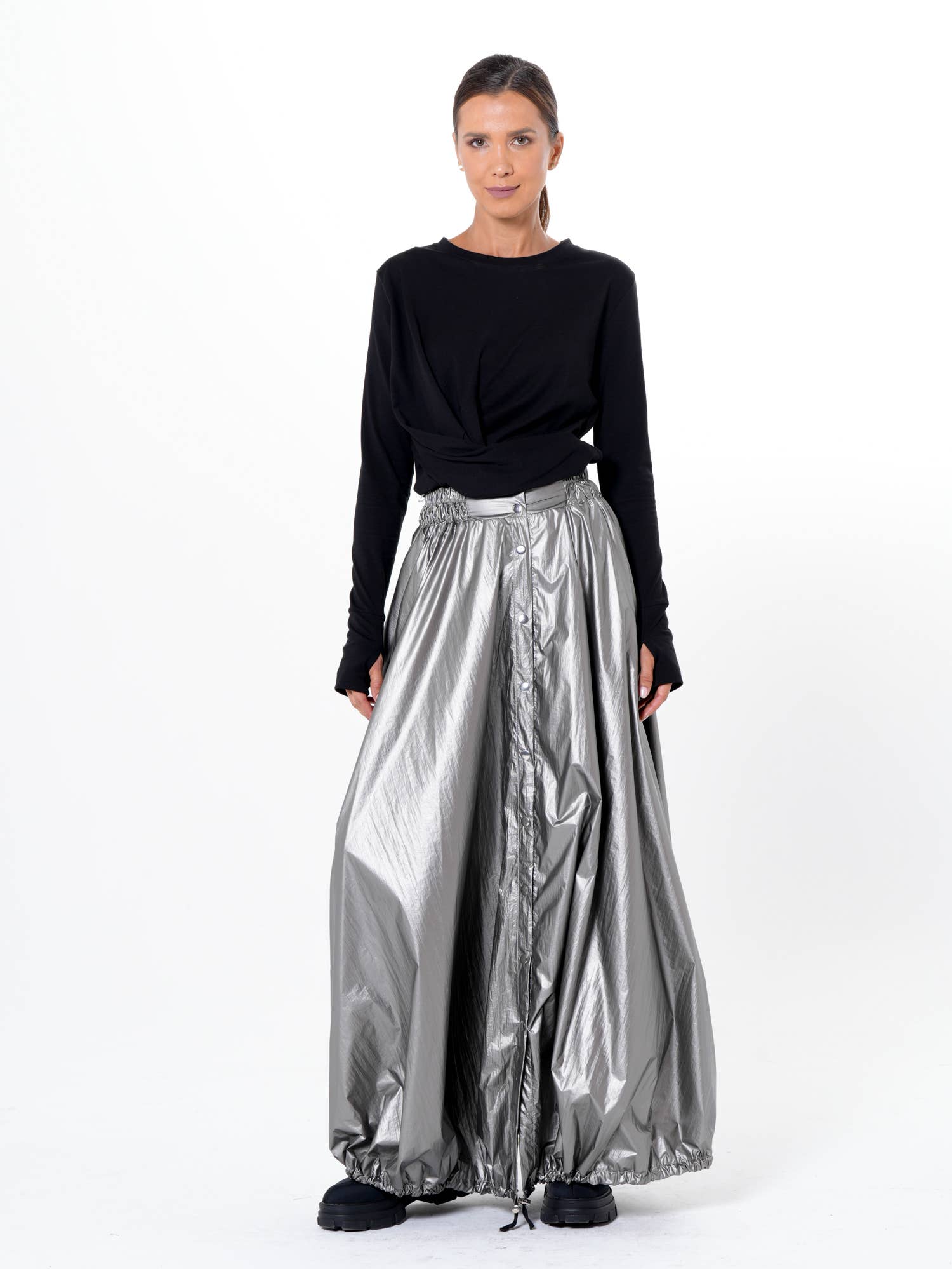 Metamorphoza – wholesale Skirt – Women’s – Voluminous Maxi Skirt with Adjustable Hem17