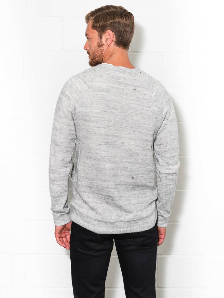 Mika Jaymes - Wholesale Sweatshirt – Men's - Men's Soft Knit Melange Kangaroo Pocket Pullover Sweater22