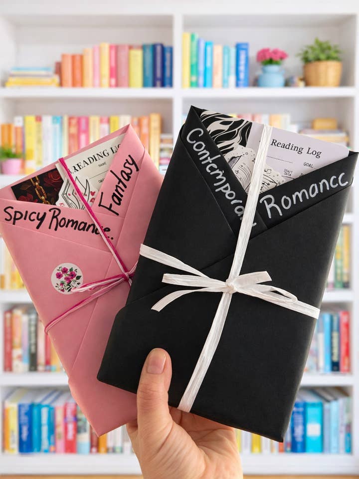 Black and Pink Blind Date With a Book, Book, Bookish, Books for wholesale by The Towne Witch