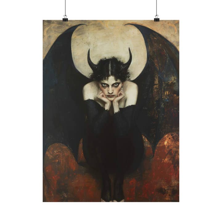 Ye Curiosity Shoppe - Wholesale Art Print - The Succubus Art Print