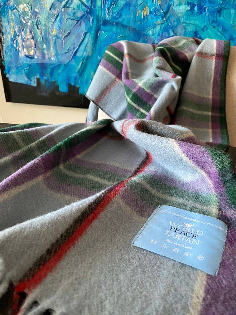 Patrick King Woollen Company - Wholesale Throw Blanket - World Peace Merino Wool Blanket3