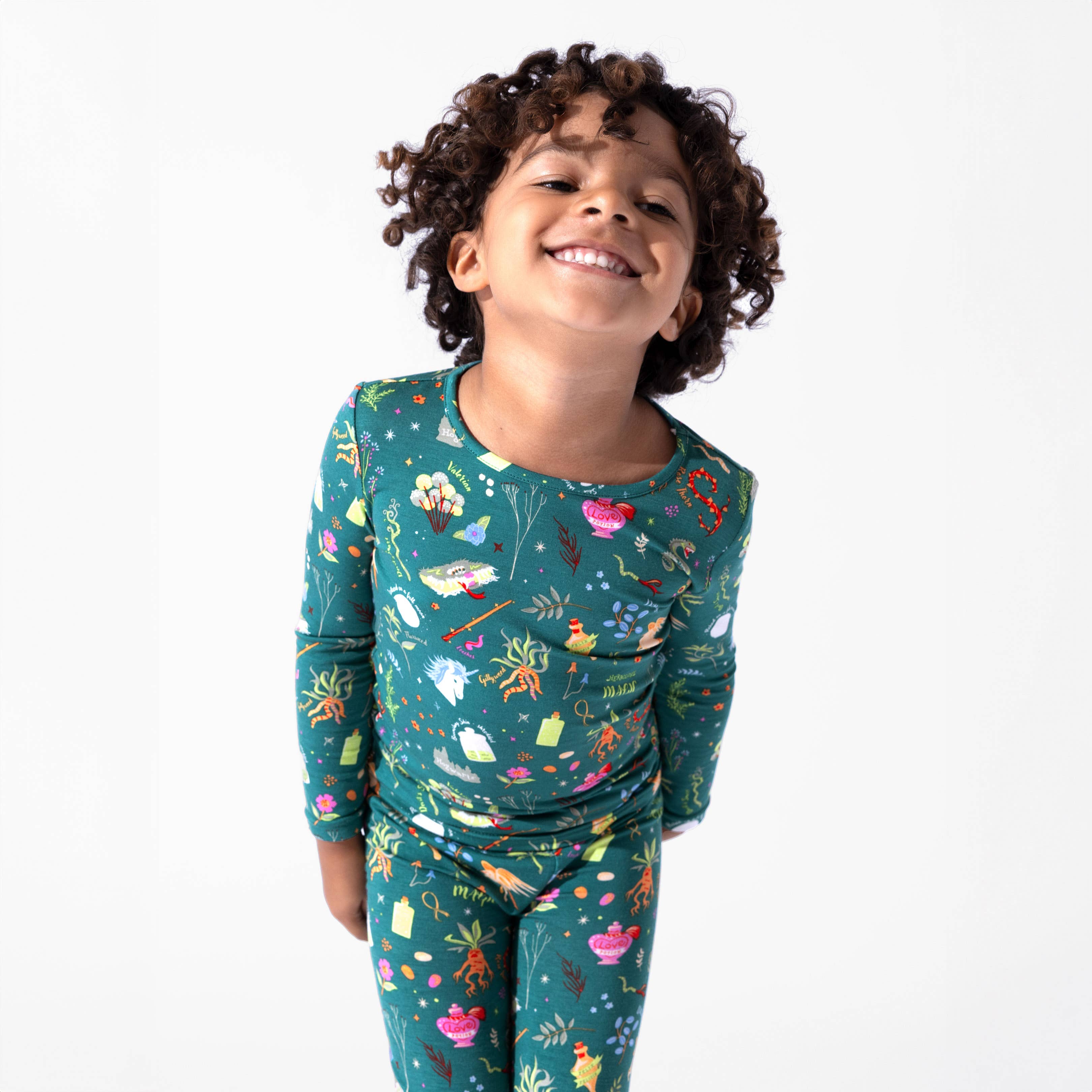 Bellabu Bear - Wholesale Sleepwear Set - Kids - Harry Potter Mandrakes & Herbs Bamboo Kids Pajamas10
