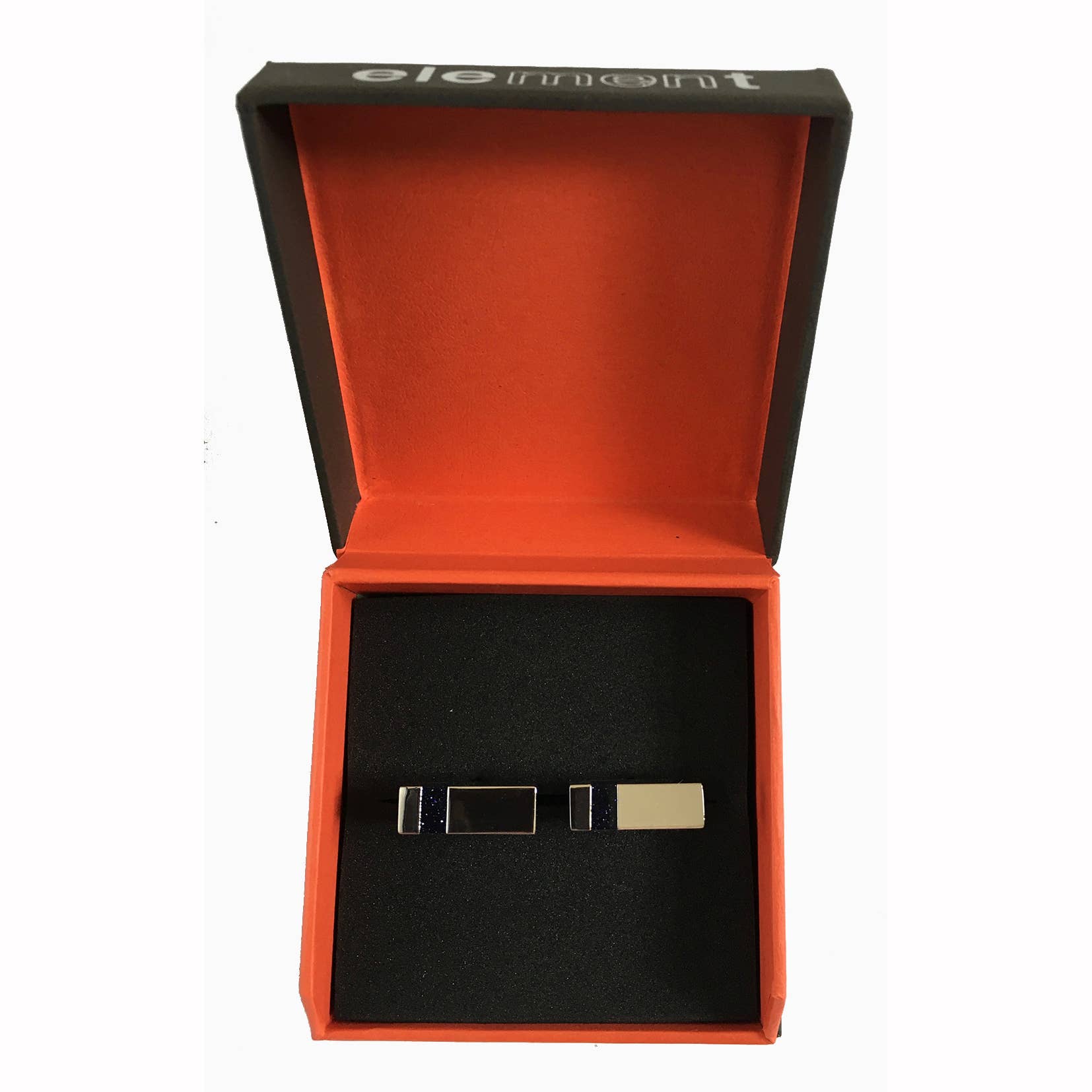 THE MUSIC GIFTS COMPANY – wholesale Cufflinks – Cufflinks Black and Silver Bar1