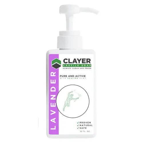 Clayer - Wholesale Hand soap/wash - Organic Castile Soap - Scooter - 16 fl oz.