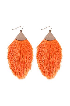 MYS Wholesale Inc - Wholesale Tassel Earrings - Tassel With Hammer Metal Hook Drop Earrings32