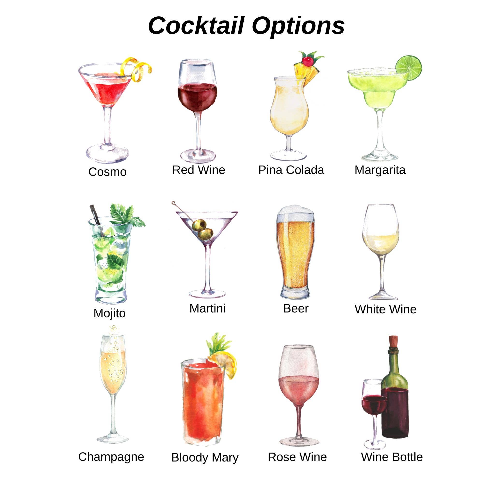 Cora & Pate - Wholesale Tea Towel - Real Housewives Cocktail Kitchen Towel1