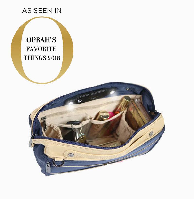 PurseN (new) – wholesale Pouch – Women’s – Oprah's Favorite LittBag Organizer - Navy/Nude2